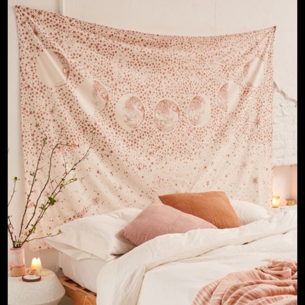 Urban Outfitters Stardust Tapestry - GOLD